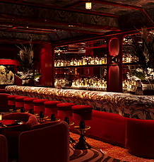 Ticari lounge ve bar alanı